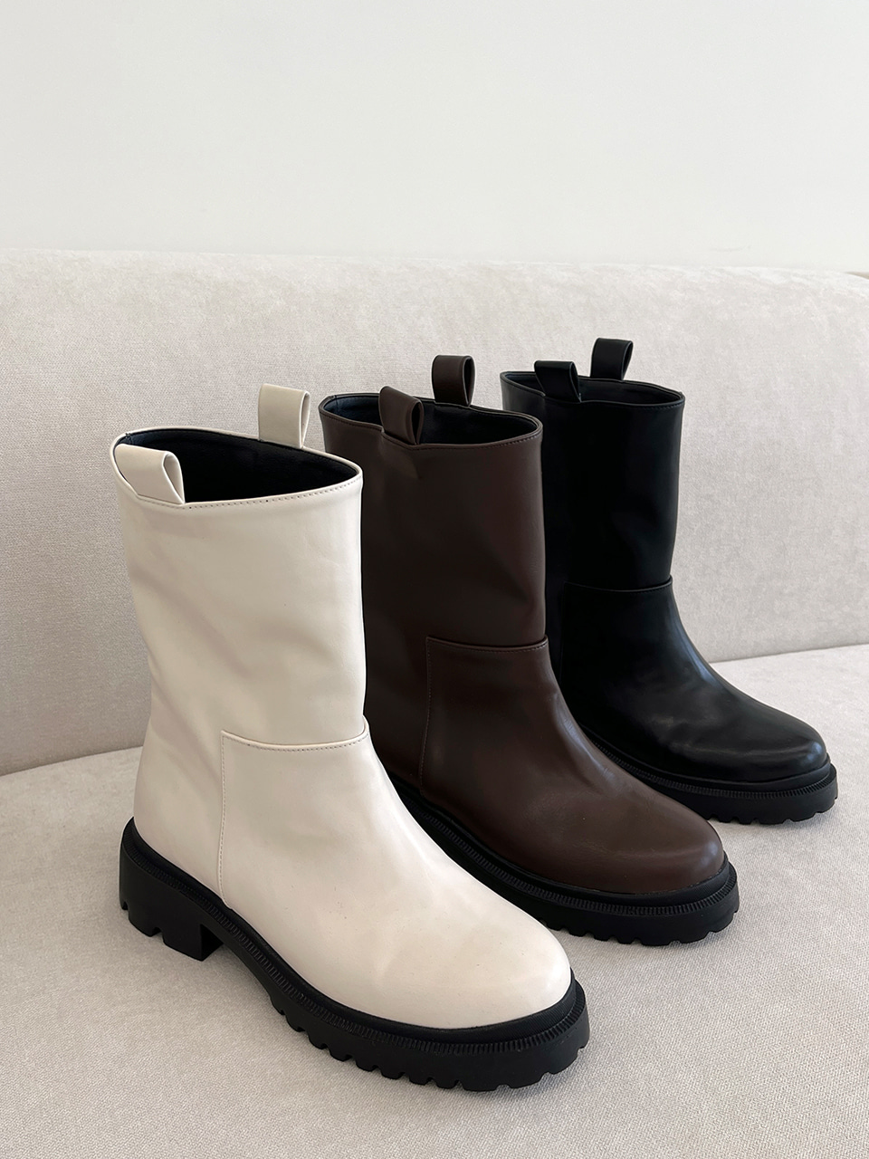 Slim high Boots_Middle (4 color)