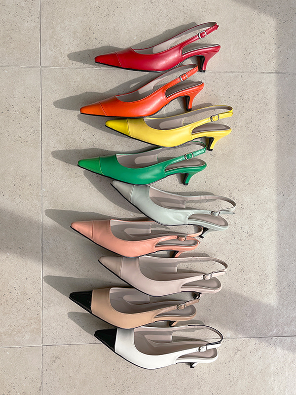 Sling Heel : S/S Combi (9 colors)